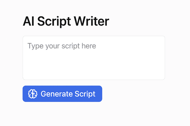 AI Script Writer Light
